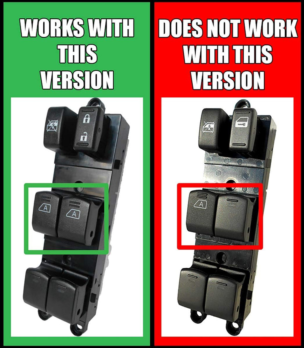 Window Master Switch for 2007-2012 Nissan Pathfinder