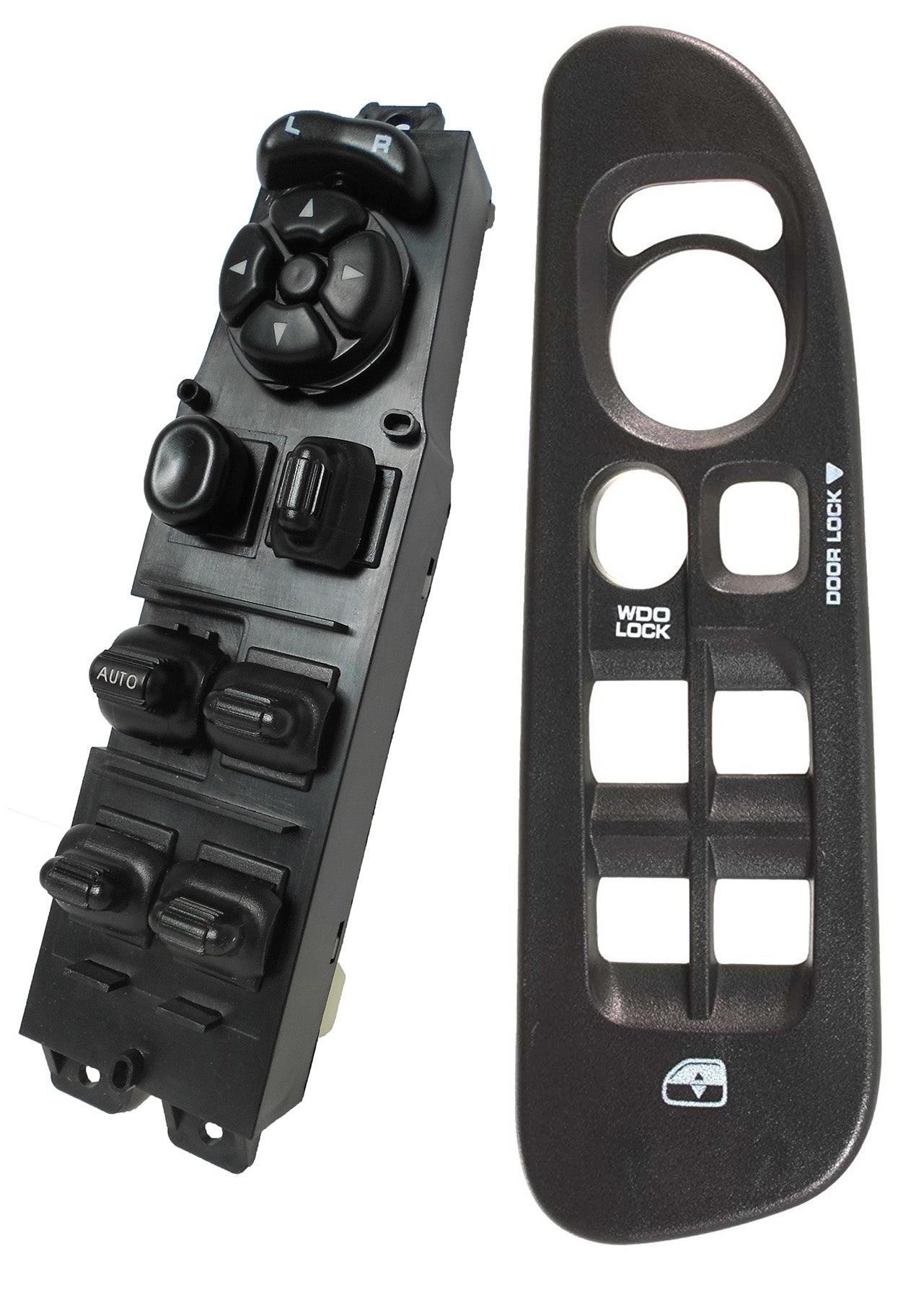 Window Master Switch & Bezel Set for 2002, 2003, 2004, 2005, 2006, 2007, 2008 Dodge Ram
