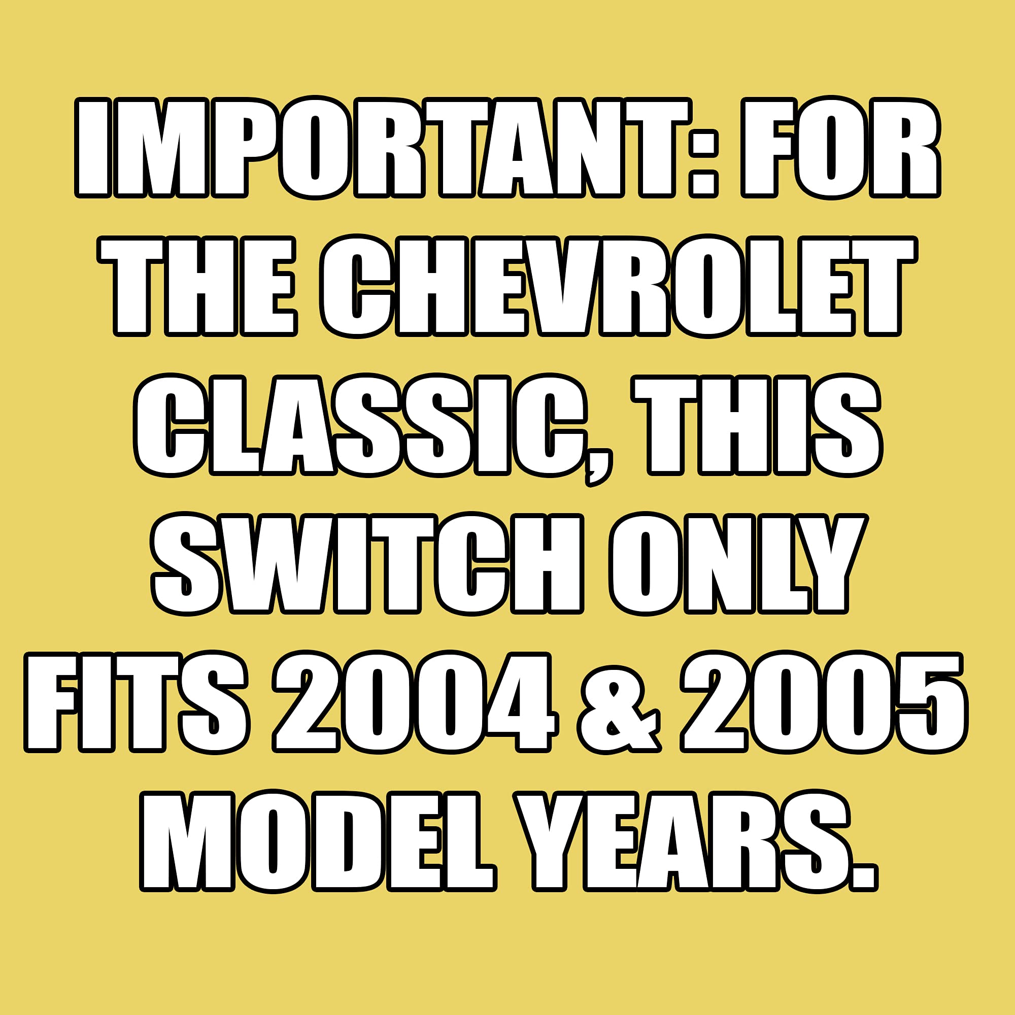 Window Master Switch for 1997-2003 Chevrolet Malibu, 2004-2005 Malibu Classic, 1997-1999 Oldsmobile Cutlass
