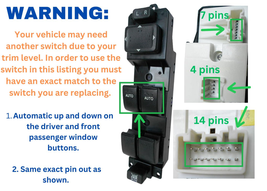 Window Master Switch for 2006-2008 Mazda6