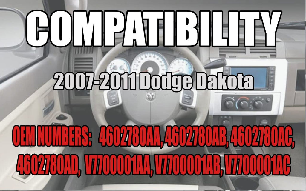 Window Master Switch for 2007-2011 Dodge Dakota