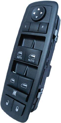 Window Master Switch for 2008-2012 Liberty; 2008-2016 Chrysler Town & Country; 2008-2020 Dodge Grand Caravan; 2009-2010 Journey; 2007-2011 Nitro