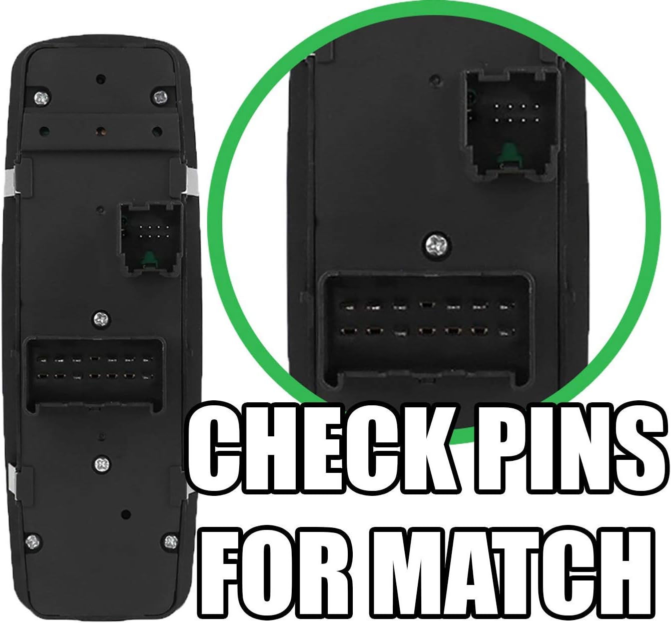 Window Master Switch for 2008-2020 Dodge Grand Caravan, 2008-2016 Chrysler Town & Country