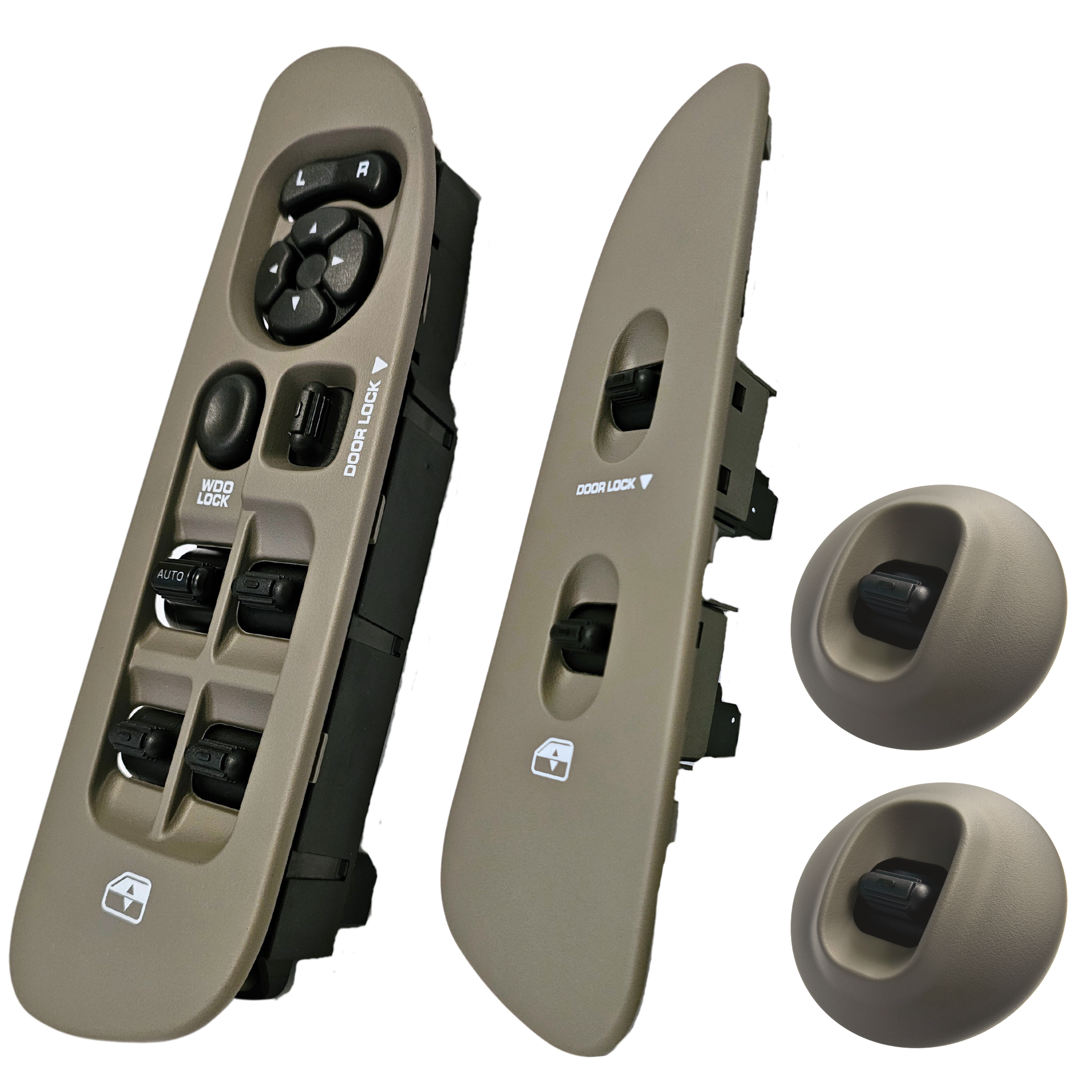 Window Master Switch & Passenger Assembly for 2002, 2003, 2004, 2005, 2006, 2007, 2008 Dodge Ram