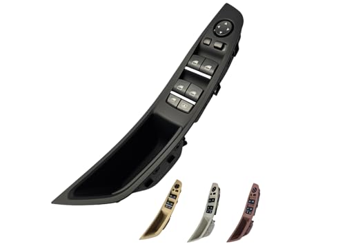 SWITCHDOCTOR Window Master Switch and Bezel for 2010-2016 5 Series 520i 523i 525i 528i 530i 535i, F10 F11 F18 (61319179907, Power, Control, Button) (2010-2016, Black)