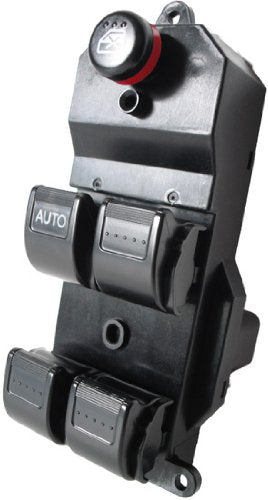 SWITCHDOCTOR Window Master Switch for 2001-2005 Acura EL (Black Buttons)