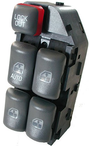 SWITCHDOCTOR Window Master Switch for 1997-2003 Pontiac Grand Prix, 1995-2005 Pontiac Sunfire (4 Door)