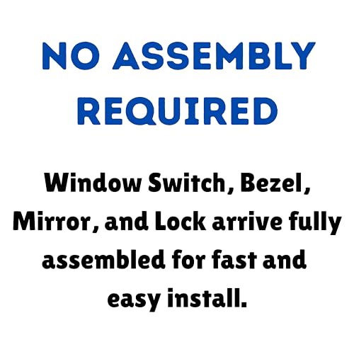 SWITCHDOCTOR Window Master Switch Assembly for 2008, 2009, 2010, 2011, 2012 Honda Accord Sedan EX, EX-L, LX-P, SE, Crosstour (Full Assembly, NOT for Standard LX)
