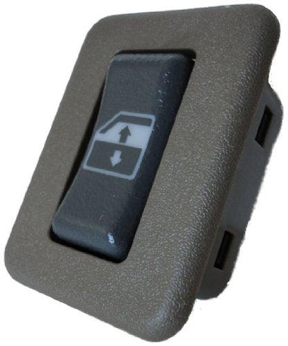 SWITCHDOCTOR Rear Window Switch for 1999-2000 Cadillac Escalade (Tan Bezel)