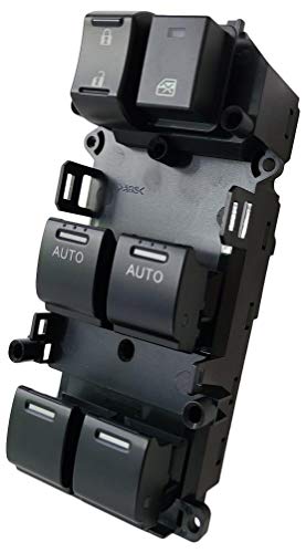 SWITCHDOCTOR Window Master Switch for 2008-2012 Honda Accord Sedan EX, EX-L, LX-P, SE, Crosstour (35750-TA0-A32, Power, Control, Button)