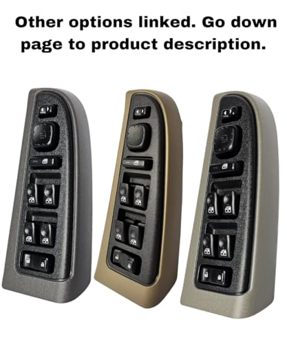 SWITCHDOCTOR Window Master Switch for 2003, 2004, 2005, 2006 Chevrolet Silverado, GMC Sierra, Suburban, Tahoe, Yukon, Avalanche (Crew Master Window)