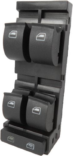 SWITCHDOCTOR Window Master Switch for 1998-2004 Audi A6 & A6 Quattro, 1996-1998 Cabriolet, 2001-2005 Allroad Quattro, 2002-2003 Audi S6 RS6 (4B0-959-851-4PK)