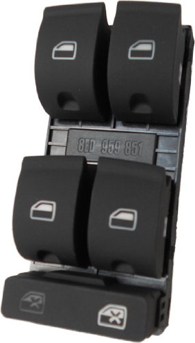 SWITCHDOCTOR Window Master Switch compatible with Audi A4 Master Power Window Switch 2002-2008