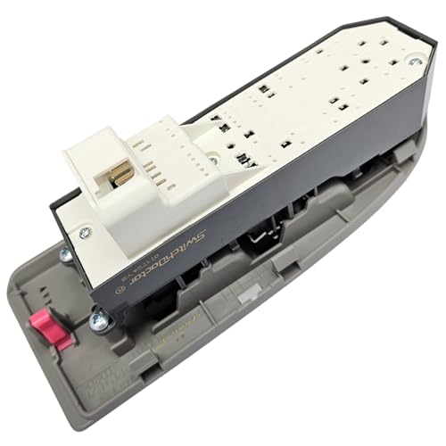 SWITCHDOCTOR Window Master Switch & Bezel for 2008, 2009, 2010, 2011, 2012, 2013 Toyota Highlander (Gray Bezel)