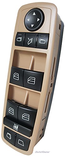 SWITCHDOCTOR Window Master Switch for 2007-2012 Mercedes-Benz GL450 (Folding Mirrors and Electric Side Windows)