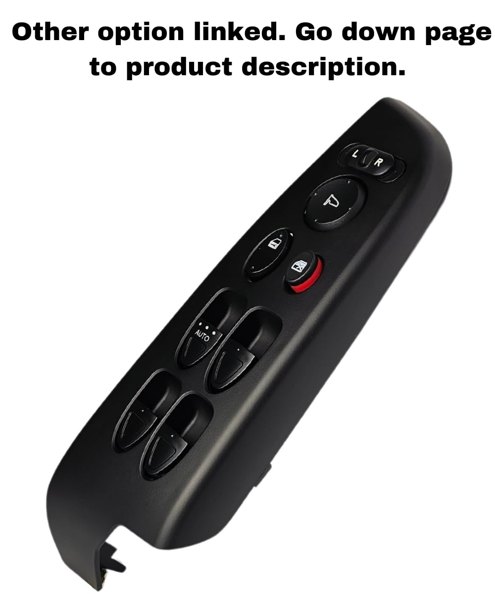 SWITCHDOCTOR Window Master Switch & Bezel Assembly for 2006, 2007, 2008, 2009, 2010, 2011 Honda Civic Sedan