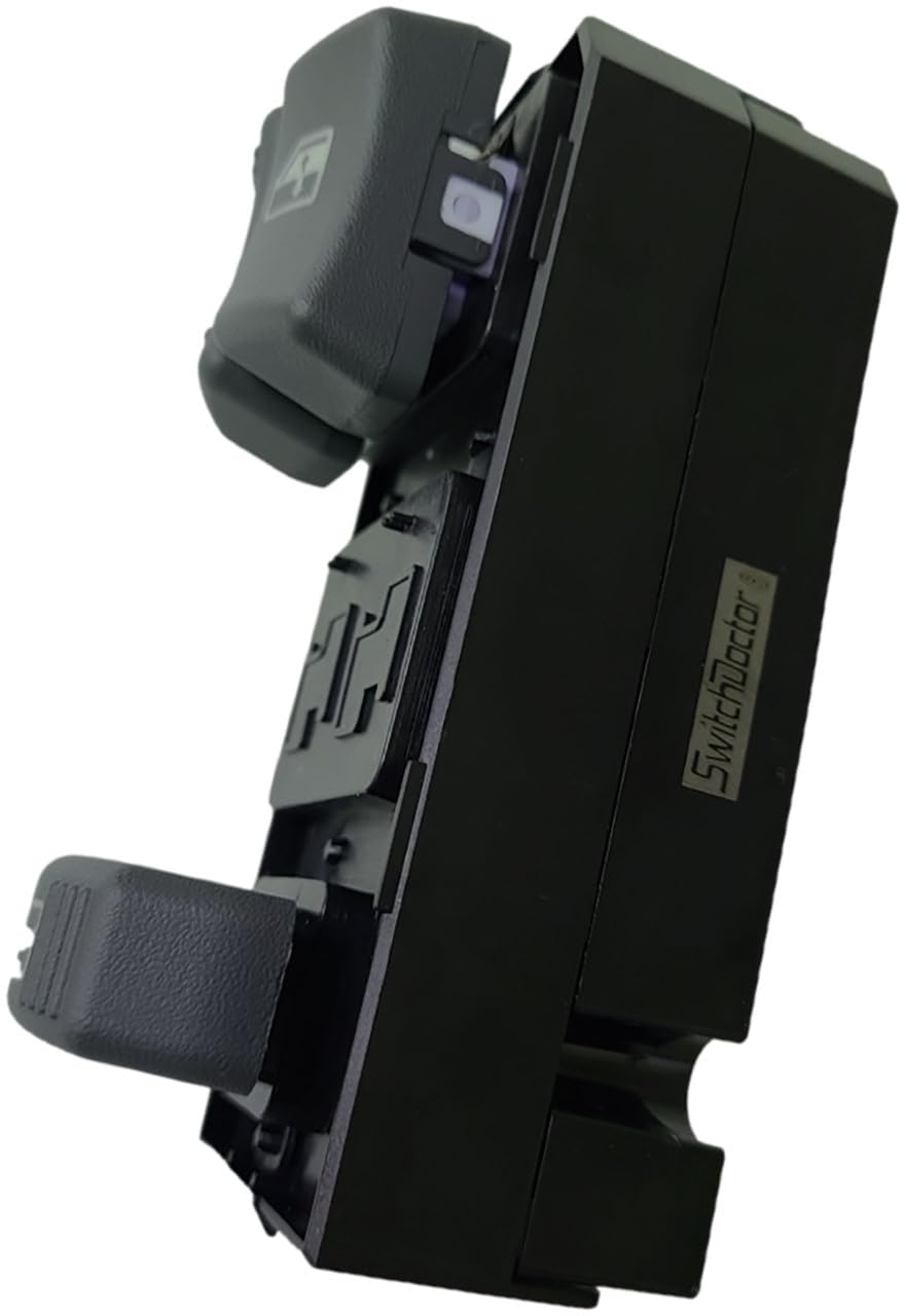 SWITCHDOCTOR Window Master Switch and Front Passenger Switch Set for 1995-2005 Chevrolet Blazer, Tahoe, and GMC Yukon (2 Door) (87224, 651466, 5336843, 7306603, 7306612, 15151356, 15692)