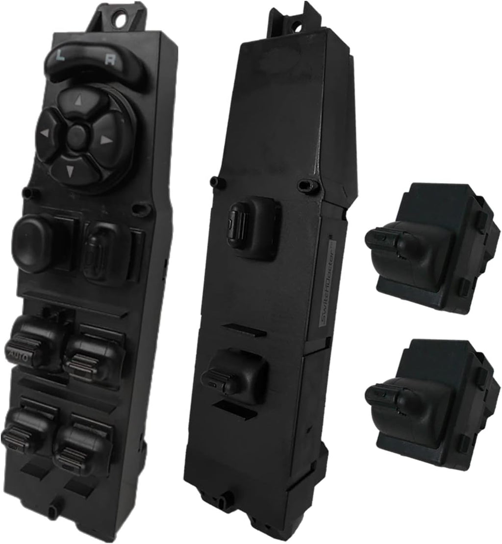 SWITCHDOCTOR Window Master Switch, Front Passenger, & 2 Rear Window Switches for 1997-2001 Jeep Cherokee Set