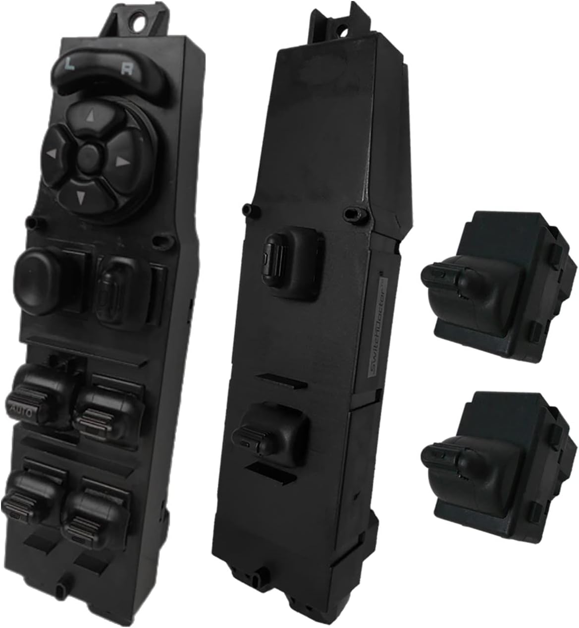 SWITCHDOCTOR Window Master Switch, Front Passenger, & 2 Rear Window Switches for 1997-2001 Jeep Cherokee Set