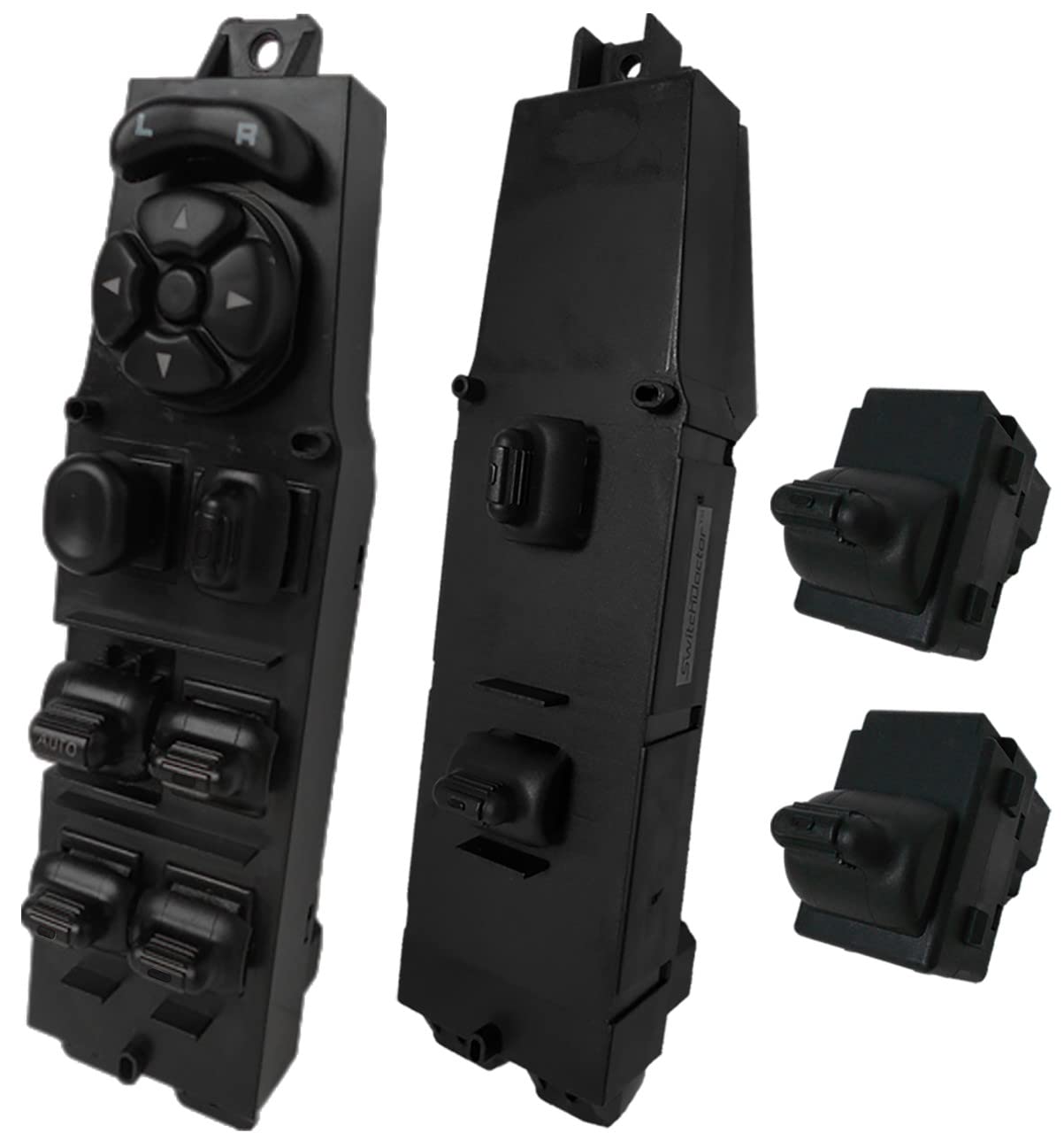 Window Master Switch, Front Passenger, & 2 Rear Window Switches for 1997-2001 Jeep Cherokee Set
