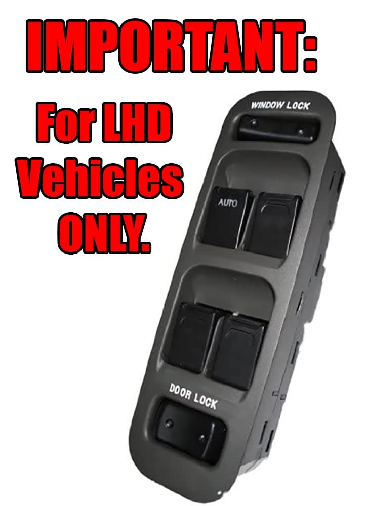 SWITCHDOCTOR Window Master Switch for 1999-2002 Suzuki Grand Vitara, 1999-2004 Suzuki Vitara, 1999-2002 Suzuki Escudo, 1999-2001 Suzuki XL7 and 1999-2002 Suzuki Grand Escudo