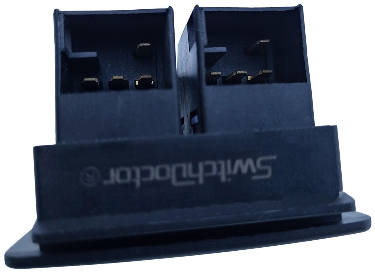 SWITCHDOCTOR Window Master Switch and Front Passenger set for 1998-2007 Volkswagen Beetle (1C0959527)