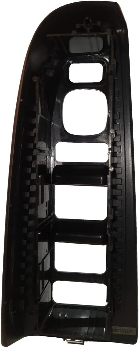 SWITCHDOCTOR Window Master Switch Dark Pewter Bezel for 2003-2006 Silverado, Suburban, Sierra, Tahoe, Avalanche, and Yukon (Crew Cab, 89045128)