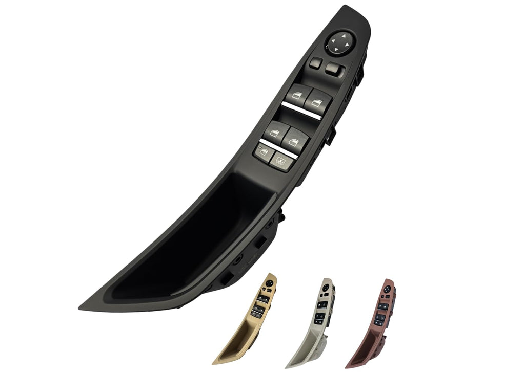 SWITCHDOCTOR Window Master Switch and Bezel for 2010-2016 5 Series 520i 523i 525i 528i 530i 535i, F10 F11 F18 (61319179907, Power, Control, Button) (2010-2016, Black)