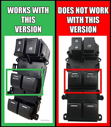 SWITCHDOCTOR Window Master Switch Compatible with Honda Accord2008-2011