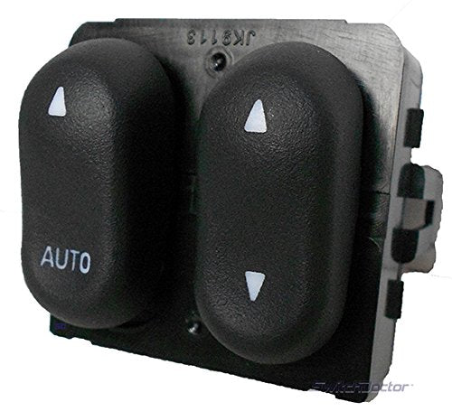 SWITCHDOCTOR Window Master Switch for 1999 Ford F-250 (2 door) (1999 99 Drivers side, button, two door)