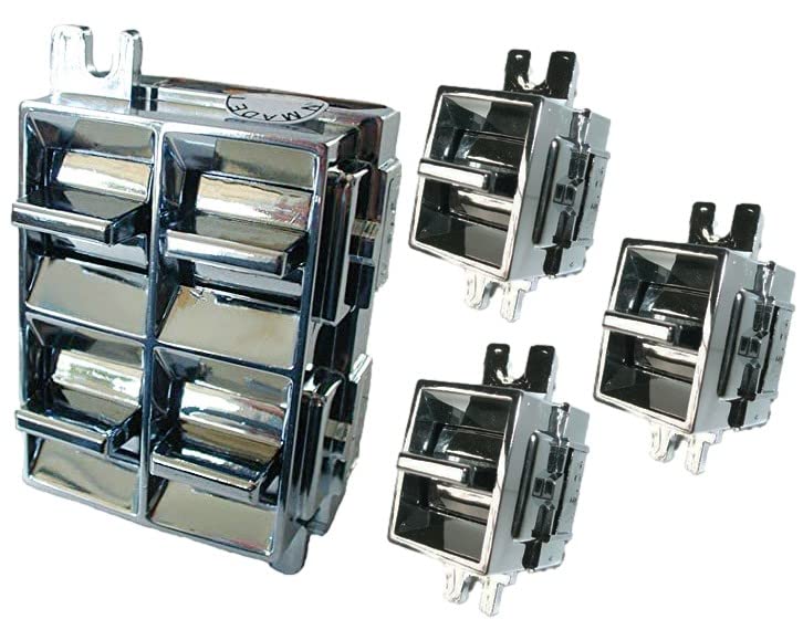Window Switch Set for 1983-1990 Chevrolet Caprice; 1982-1985 Buick LeSabre; 1982-1989 Buick Electra; 1982-1984 Cadillac Deville