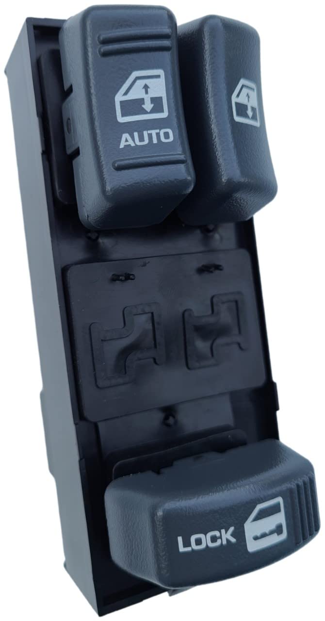 SWITCHDOCTOR Window Master Switch and Front Passenger Switch Set for 1995-2005 Chevrolet Blazer, Tahoe, and GMC Yukon (2 Door) (87224, 651466, 5336843, 7306603, 7306612, 15151356, 15692)