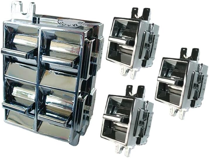 SWITCHDOCTOR Window Switch Set for 1983-1990 Chevrolet Caprice; 1982-1985 Buick Lesabre; 1982-1989 Buick Electra; 1982-1984 Cadillac Deville (Chevy, 20138332)