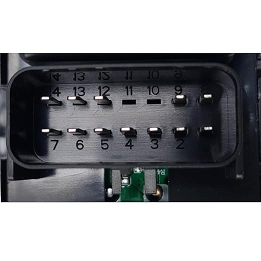 Window Master Switch Assembly for 2011, 2012, 2013, 2014, 2015, 2016, 2017 Jeep Wrangler