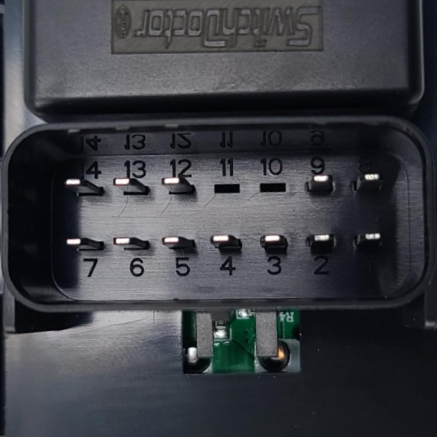 SWITCHDOCTOR Window Master Switch Assembly for 2011, 2012, 2013, 2014, 2015, 2016, 2017 Jeep Wrangler (Rubic Red Full Assembly)