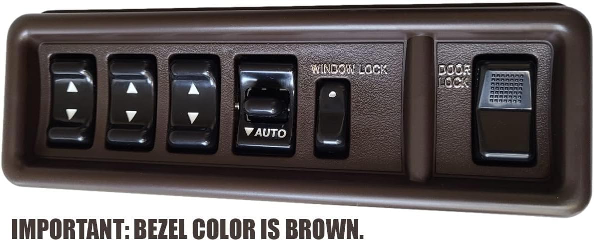 SWITCHDOCTOR Window Master Switch for 1984-1990 Toyota Land Cruiser (84820-90A08-06, 84820-90A08-03)