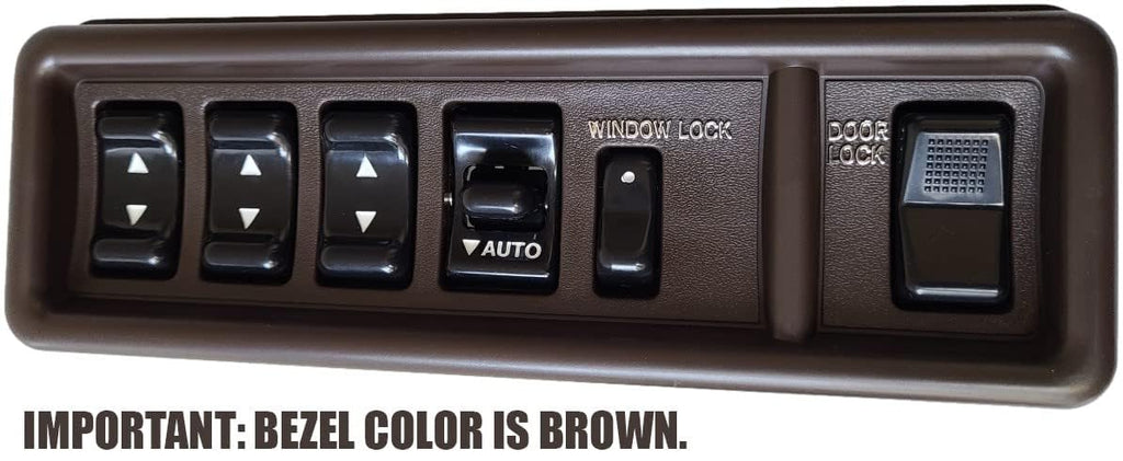 SWITCHDOCTOR Window Master Switch for 1984-1990 Toyota Land Cruiser (84820-90A08-06, 84820-90A08-03)