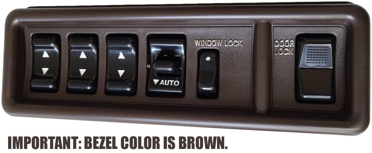 SWITCHDOCTOR Window Master Switch for 1984-1990 Toyota Land Cruiser (84820-90A08-06, 84820-90A08-03)