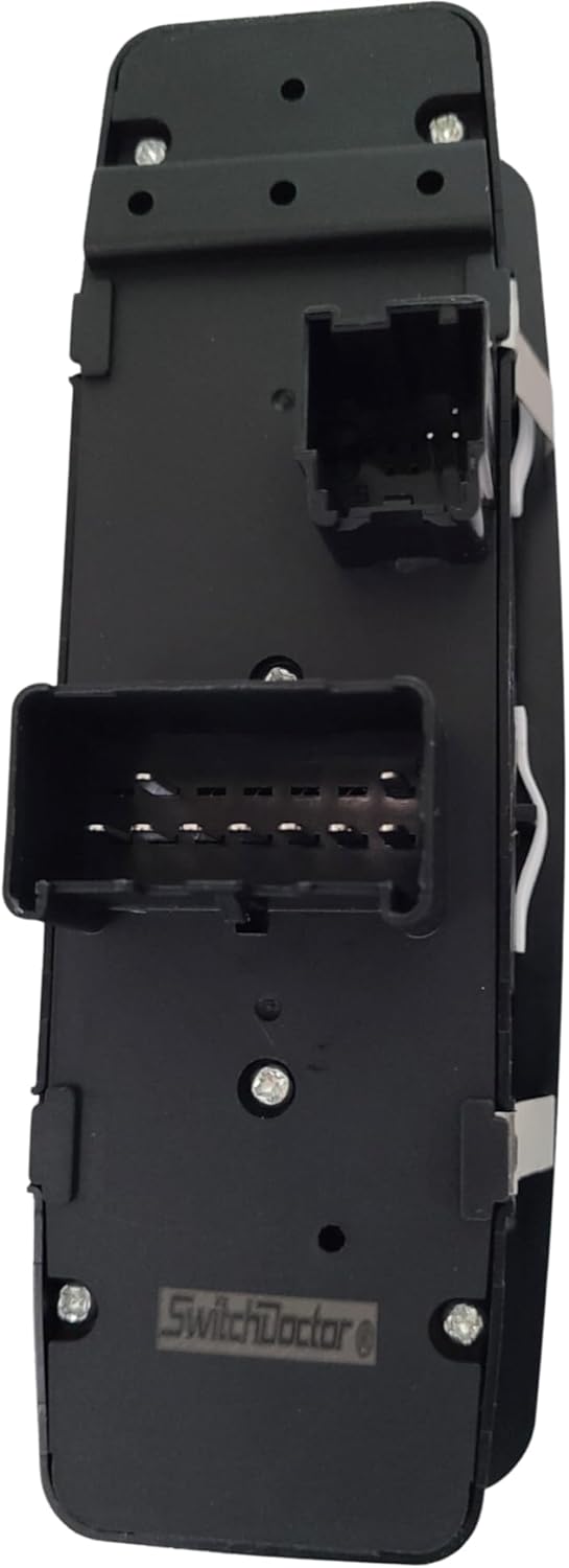 SWITCHDOCTOR Window Master Switch for 2013-2015 Ram; 2012-2016 Town & Country; 2012-2020 Grand Caravan (Ice Blue Glow Light, Crew Cab, Quad Cab)