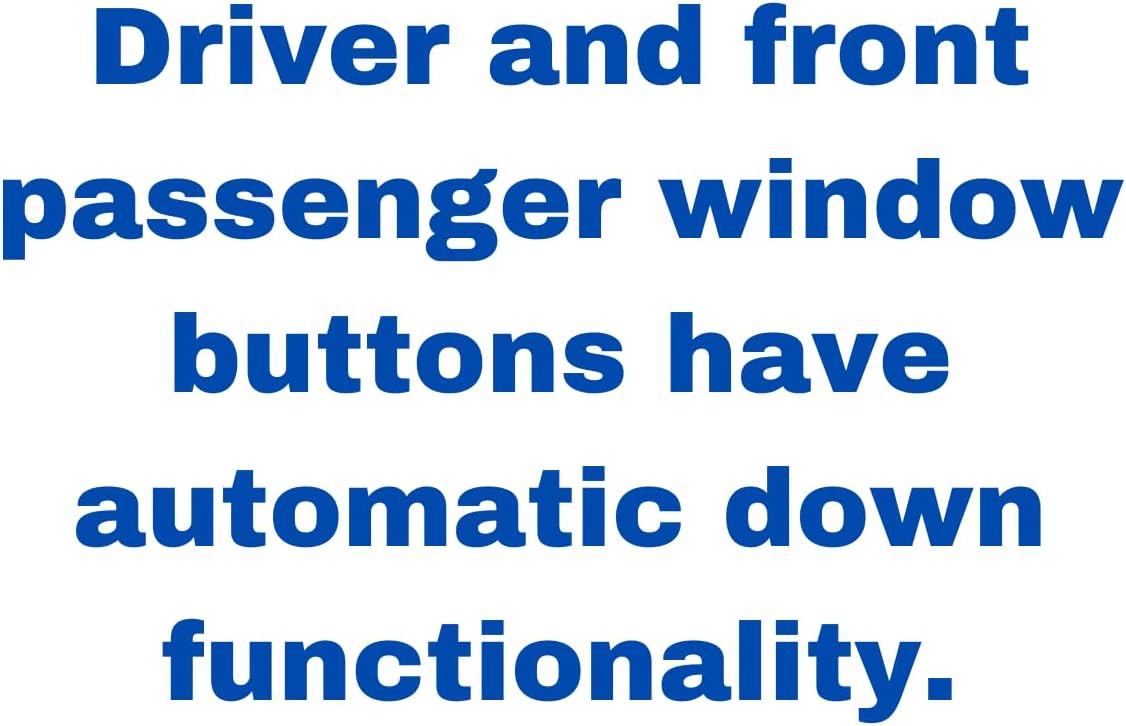 SWITCHDOCTOR Window Master Switch for 2018-2024 Jeep Wrangler (68290764AE, 68290764AC, 68290764AD, 68290764AE, 68290764AF)