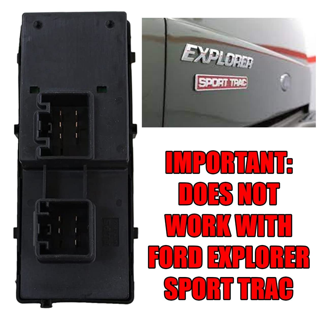 SWITCHDOCTOR Window Master Switch for 2002-2003 Ford Explorer