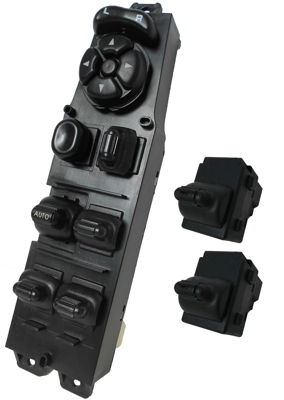 SWITCHDOCTOR Window Master Switch & 2 Passenger switches for 2002-2009 Dodge Ram