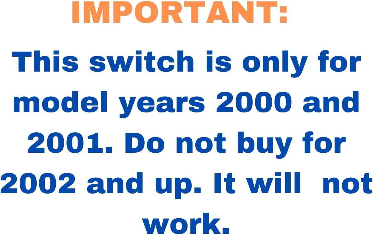 SWITCHDOCTOR Window Master Switch for 2000-2002 Nissan Maxima ONLY