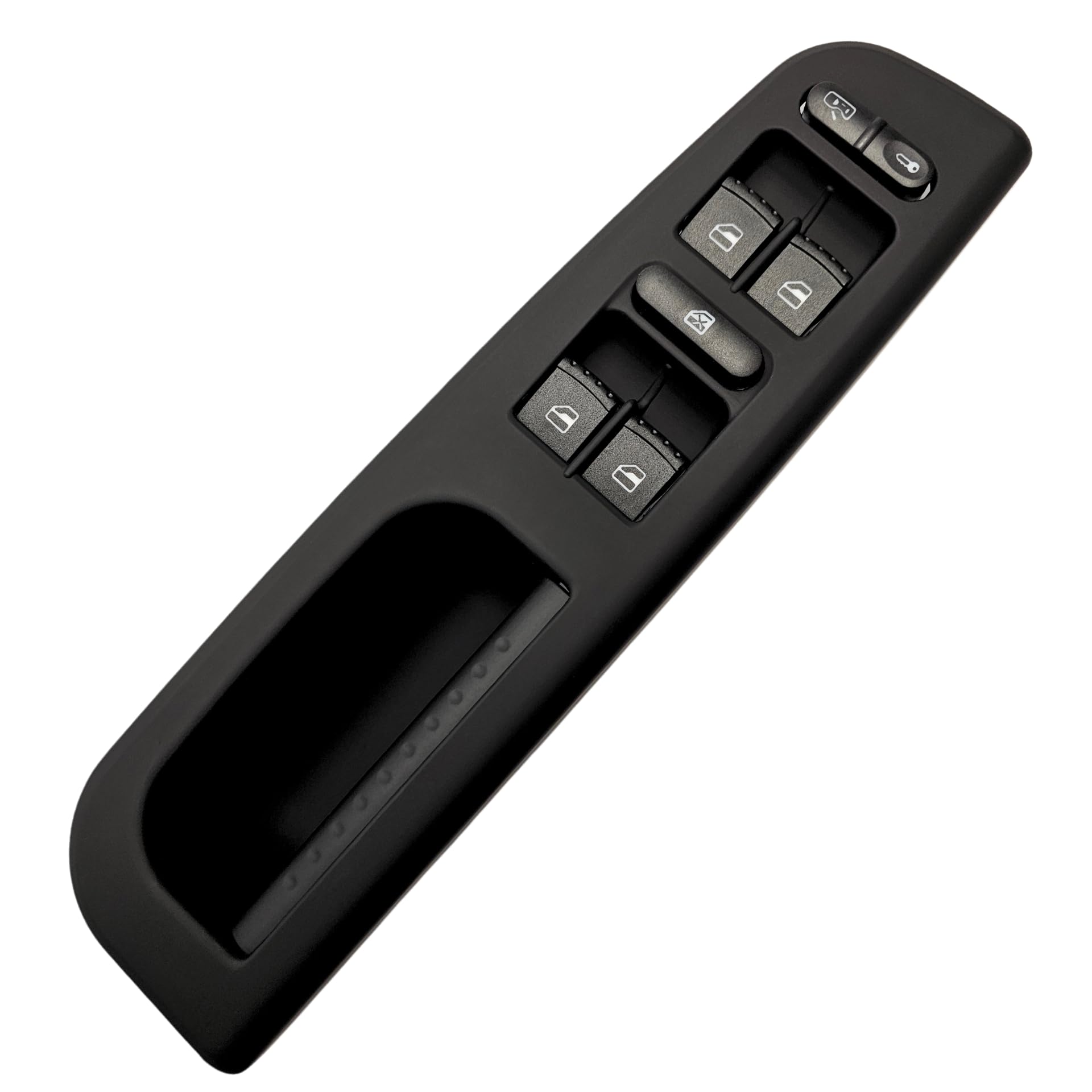 SWITCHDOCTOR Fully Assembled Window Master Switch and Bezel Set for 1999-2005 Volkswagen Jetta (Black) (1J4-959-857-D Power, Control, Button)