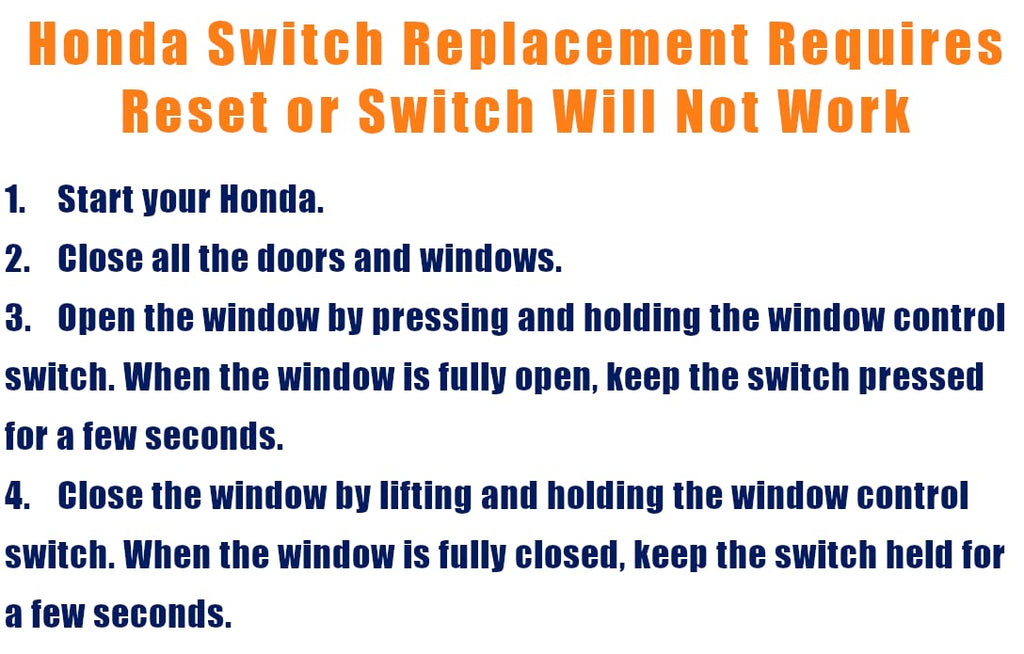 SWITCHDOCTOR Window Master Switch for 2015-2018 Honda Fit