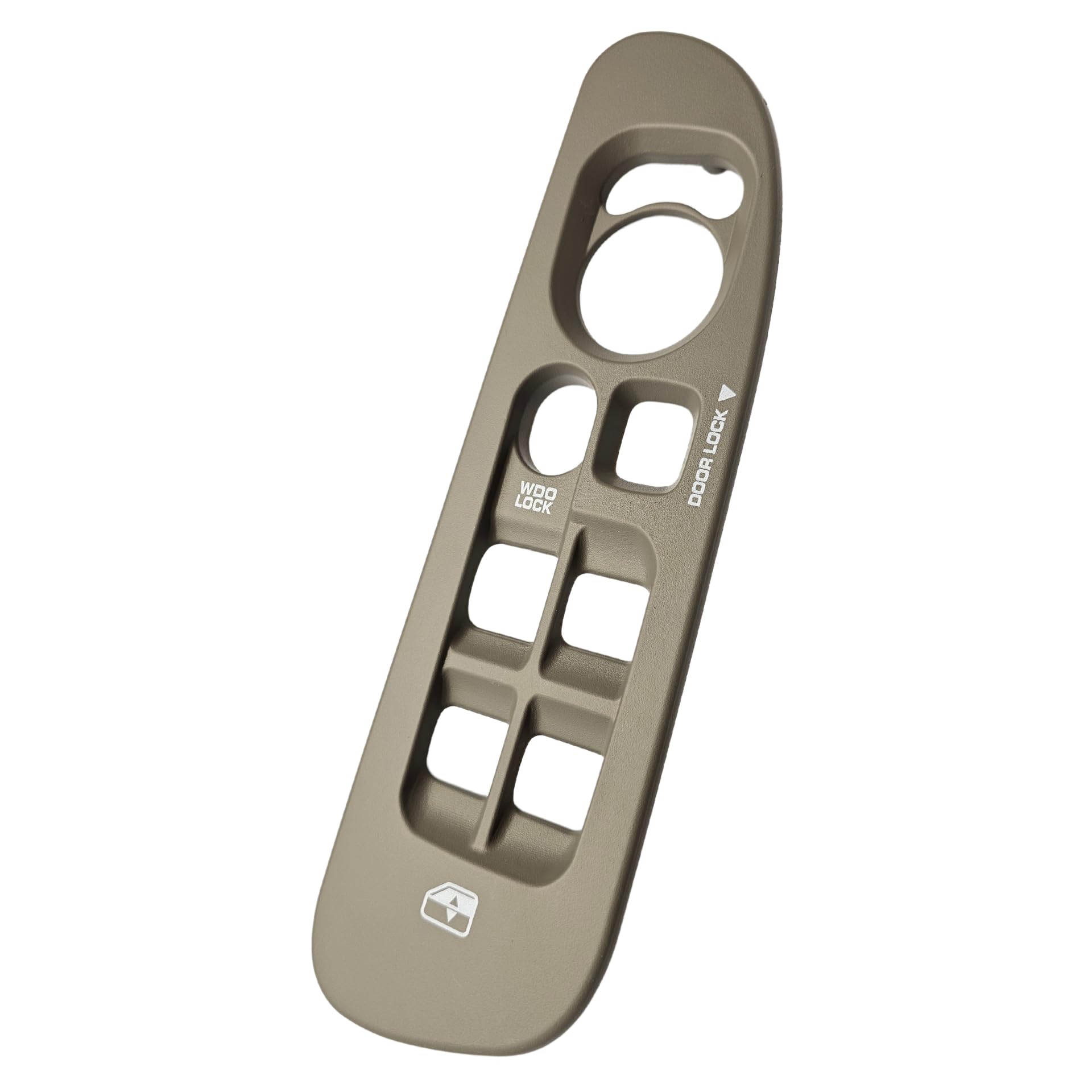 SWITCHDOCTOR Window Master Tan Bezel for 2002-2008 Dodge Ram (Quad Cab, Crew, Khaki, Taupe, Tan, Beige, Light Gray, Trim, Cover, Panel)