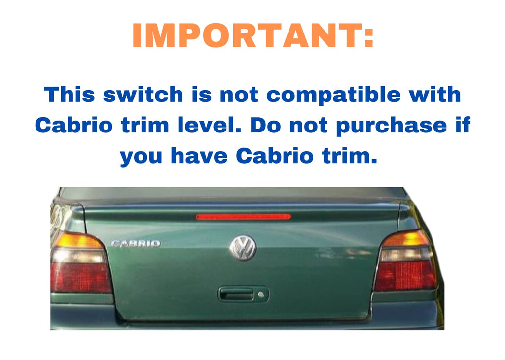 SWITCHDOCTOR Window Master Switch and Front Passenger set for 1998-2007 Volkswagen Beetle (1C0959527)