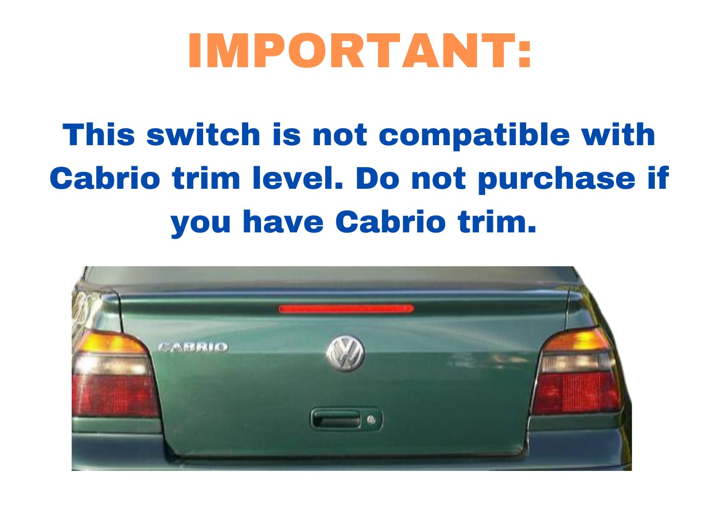 SWITCHDOCTOR Window Master Switch and Front Passenger set for 1998-2007 Volkswagen Beetle (1C0959527)