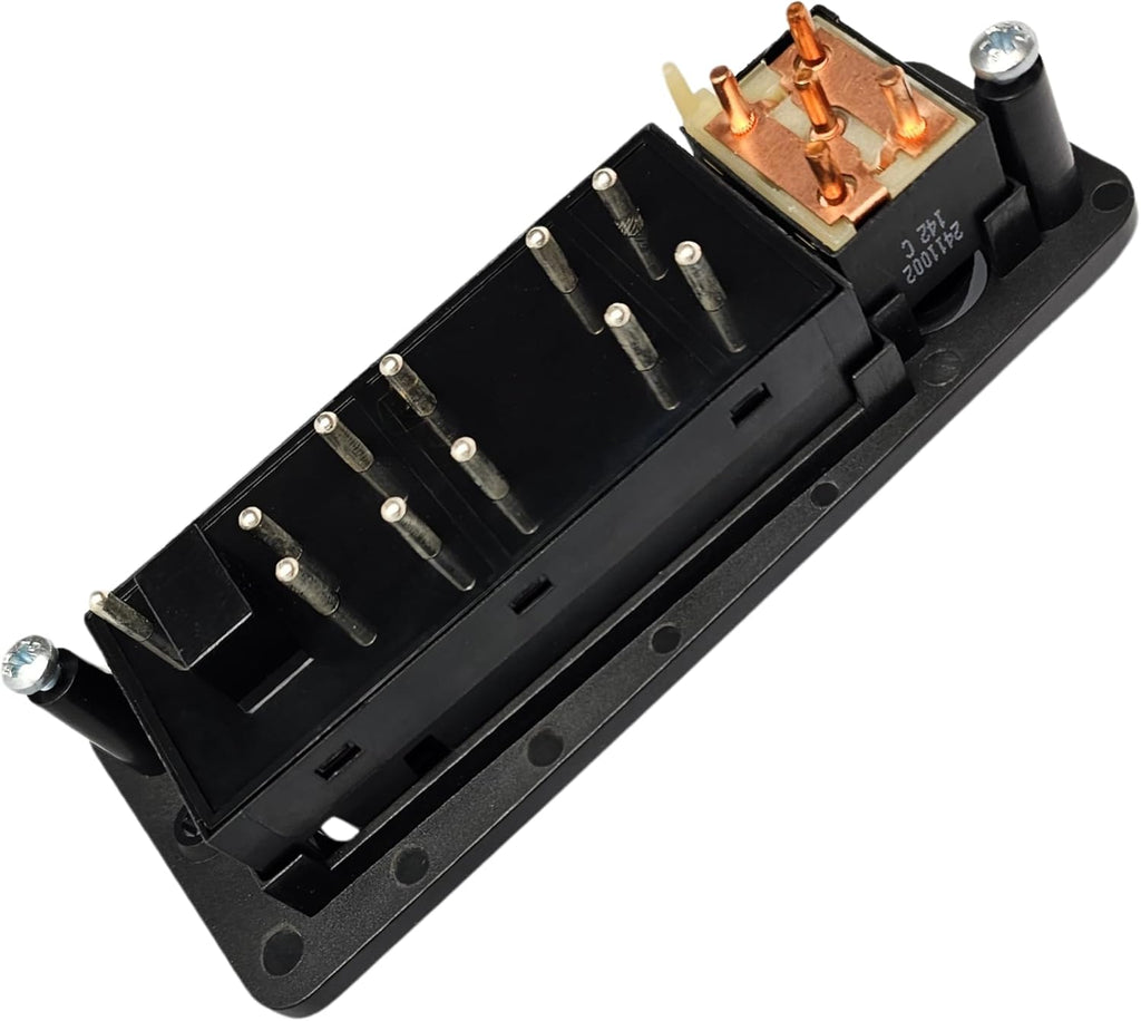 SWITCHDOCTOR Window Master Switch, Bezel, & Lock Switch for 1987-1993 Ford Mustang Convertible (Trim, Cover, Panel, Button, Power, Control)