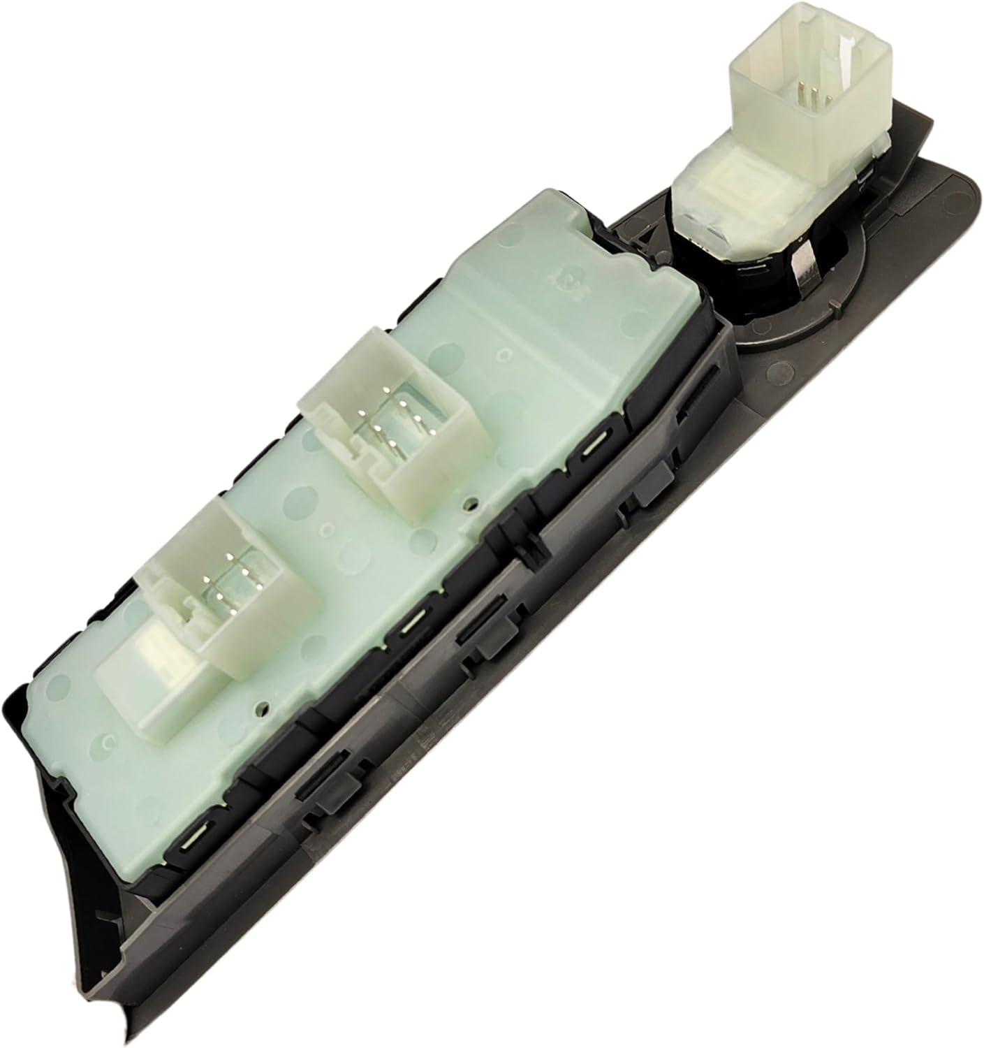 SWITCHDOCTOR Window Switch for 2005, 2006, 2007, 2008, 2009, 2010, 2011 Dodge Dakota Quad Cab & 2004, 2005, 2006 Durango (Full Assembly with Gray Bezel & Mirror Switch, Trim, Panel, Cover)